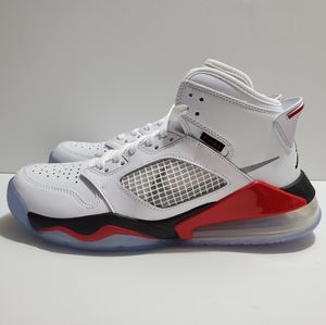 Nike Jordan Mars 270 GS White Fire Red Shoes
